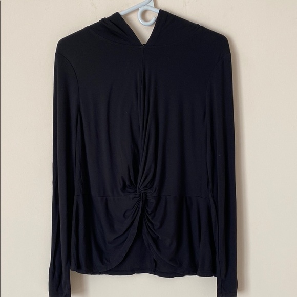 Sweaty Betty Tori Black Long Sleeve Hooded Top - Picture 2 of 6